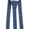 Mooie Montana Blauw soepele bretel met sterke clips