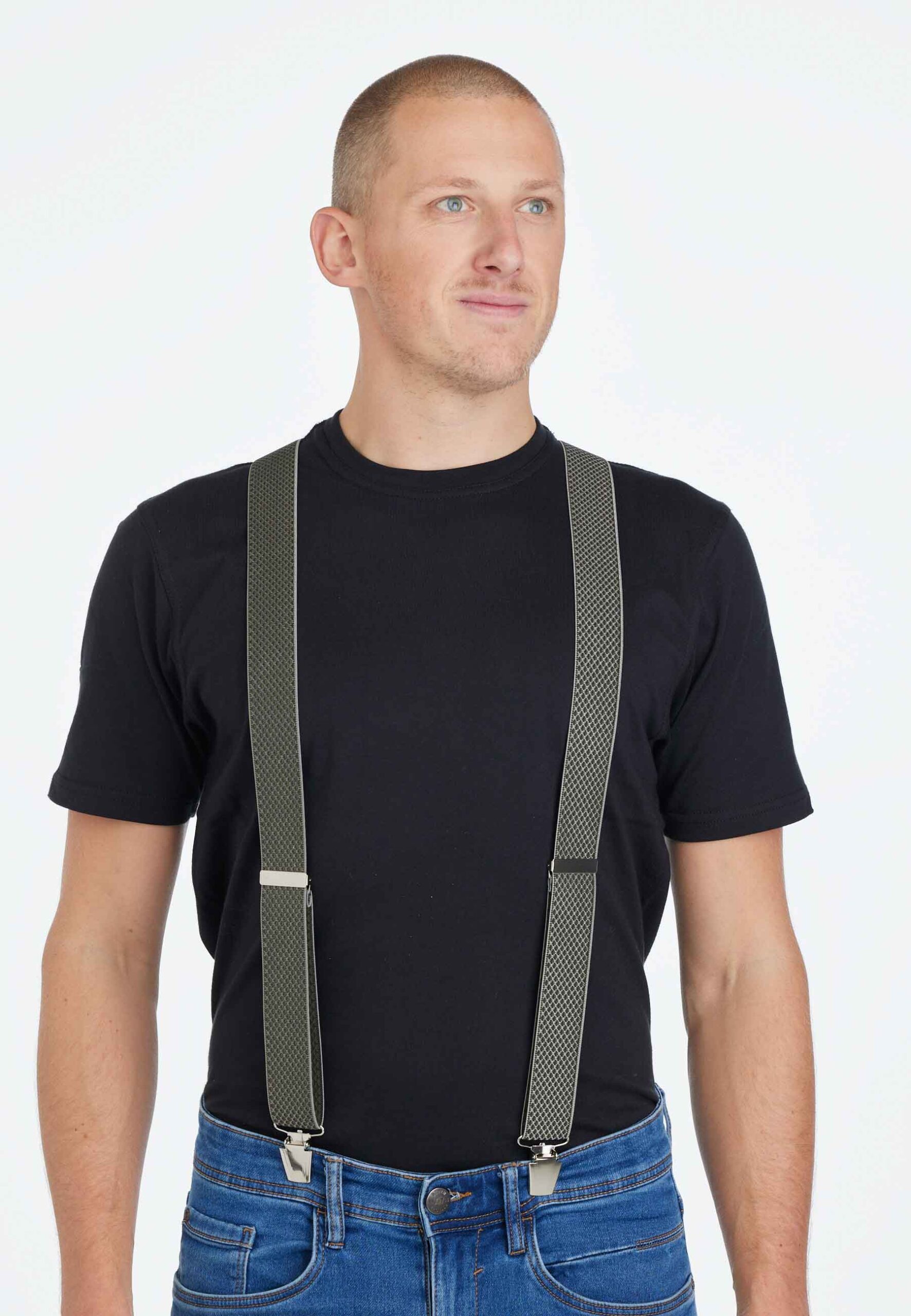 Ontdek stijlvolle klasse met onze groene Elegance bretel, perfect voor elke gelegenheid.