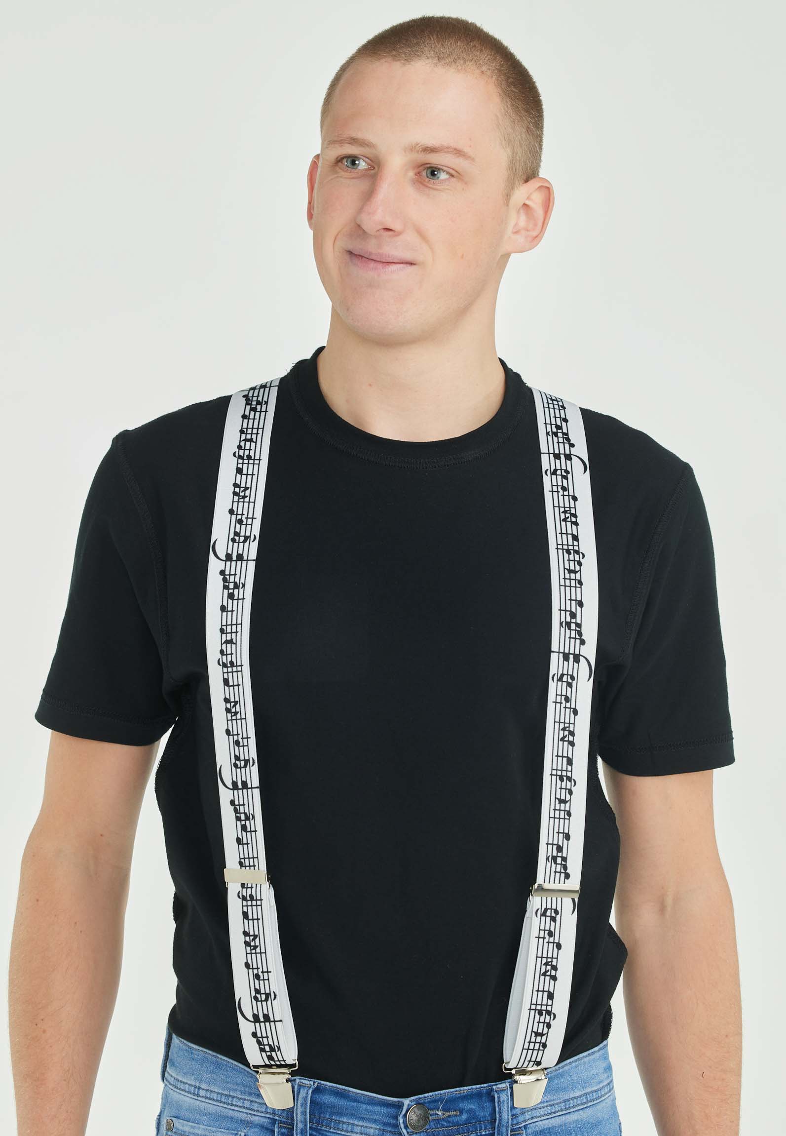 Muziek bretel met sterk band en sterke clips