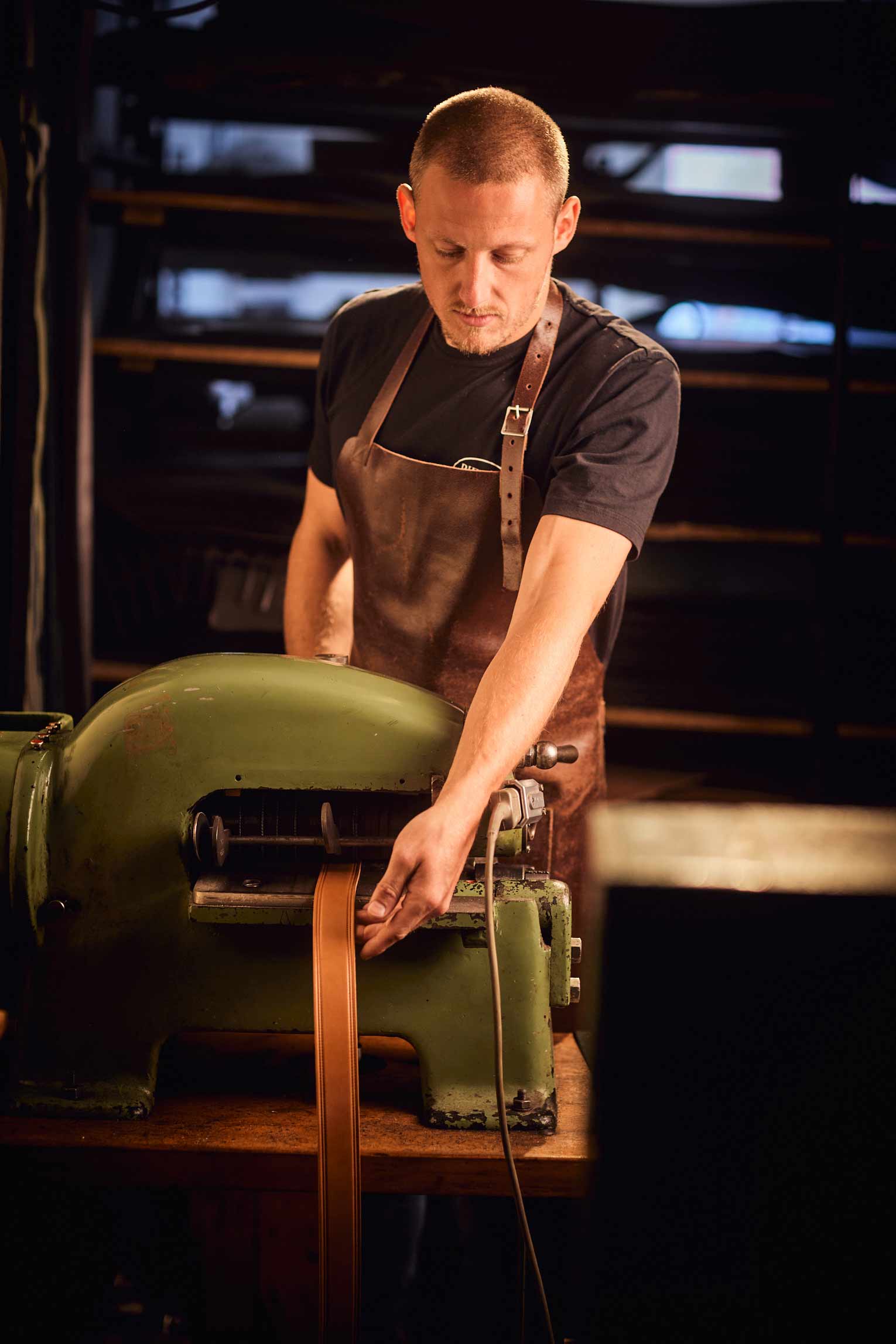 Sleufriem Stierenleder