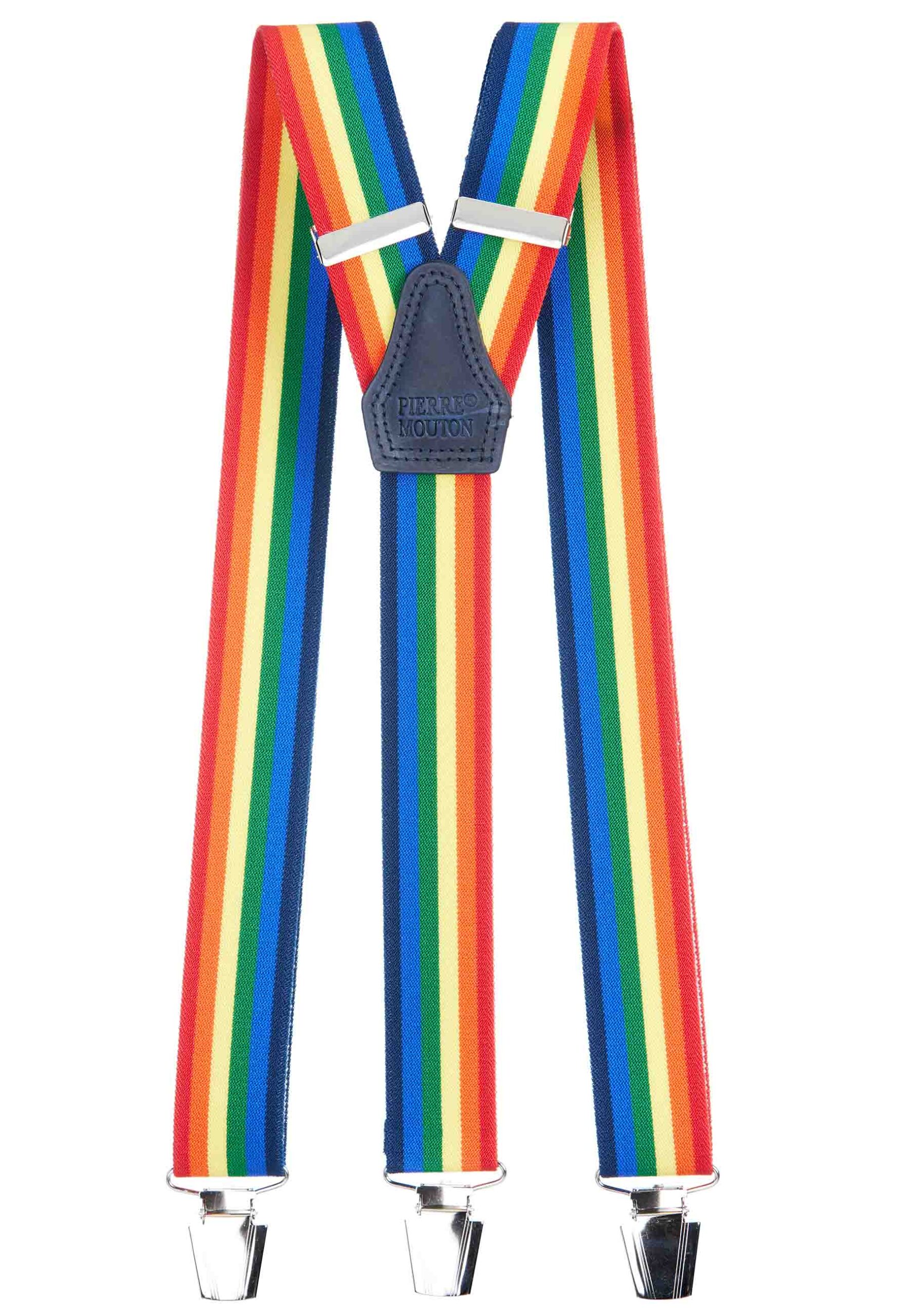 Pierre Mouton loves all! Prachtige sterke regenboog bretel