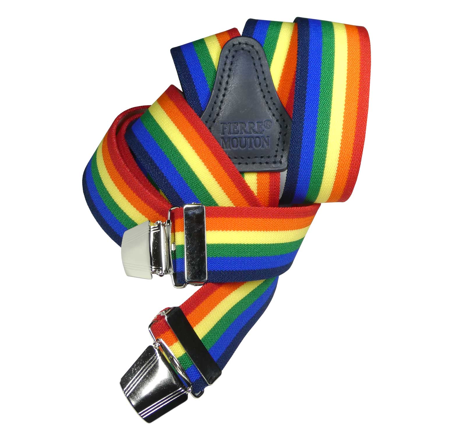 Regenboog bretel van Pierre Mouton