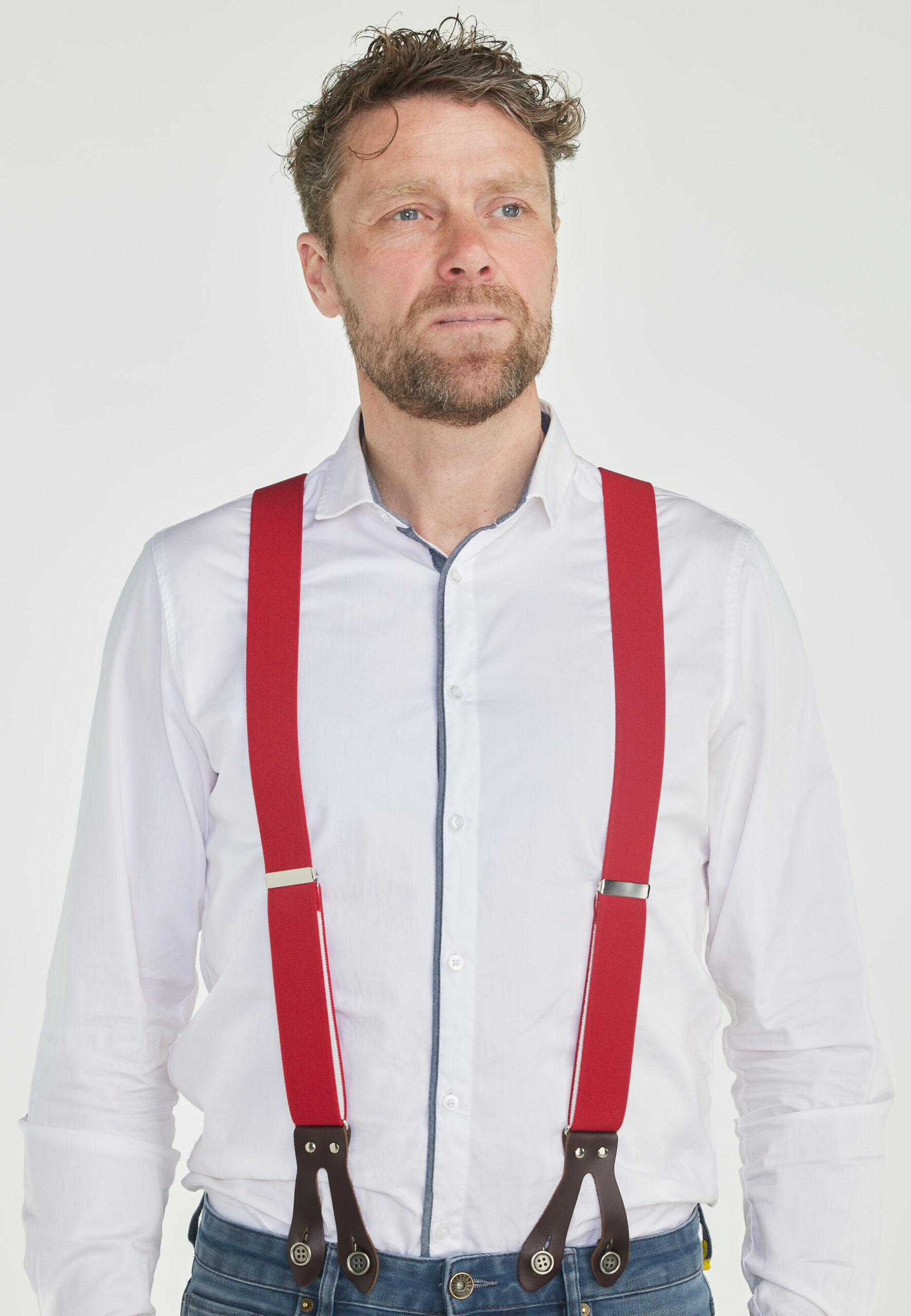 Sterke bretel met Leertjes