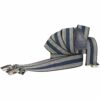 Mooie bretel Chevron Donkerblauw met sterke clips
