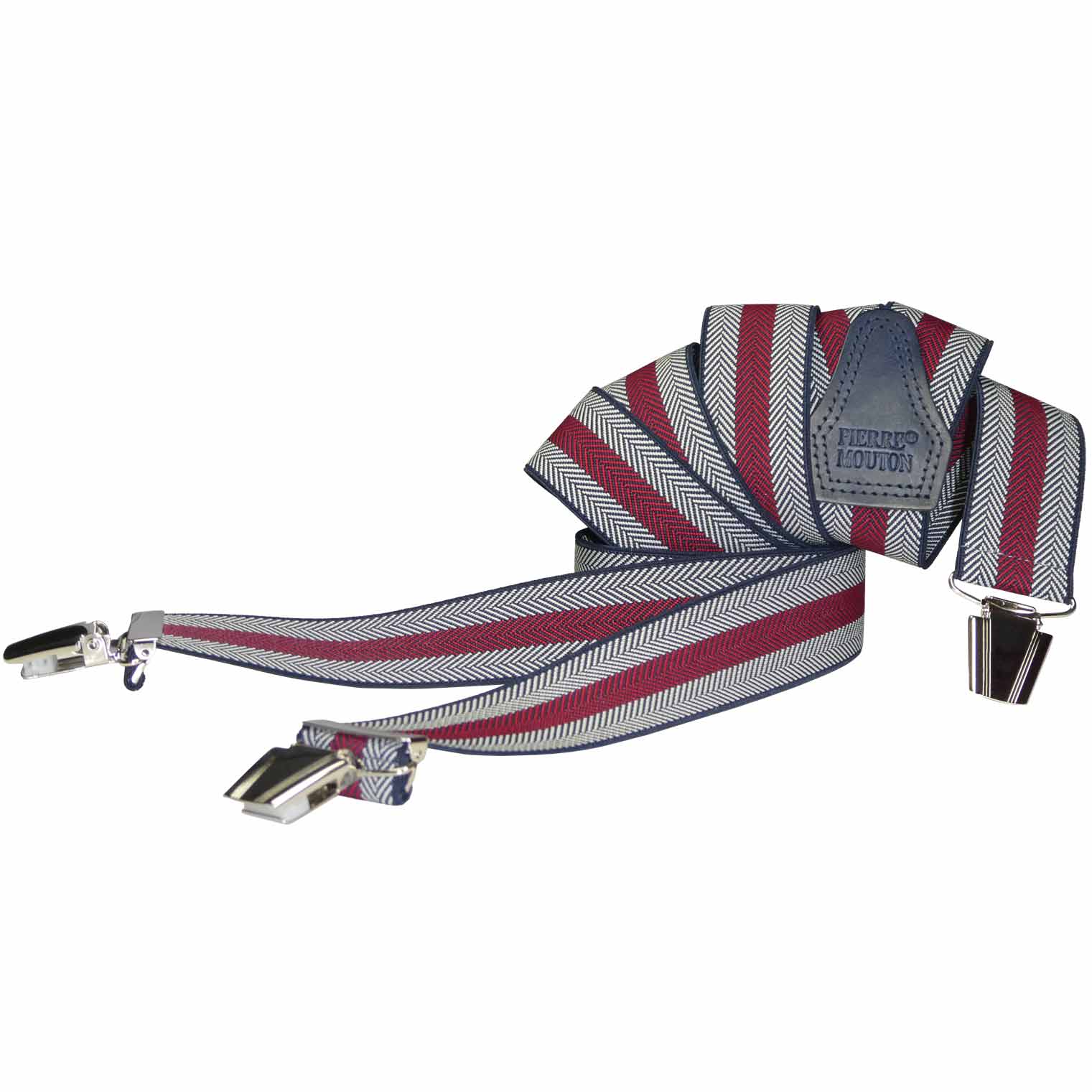 Kwaliteits Bretel Chevron Rood Pierre Mouton