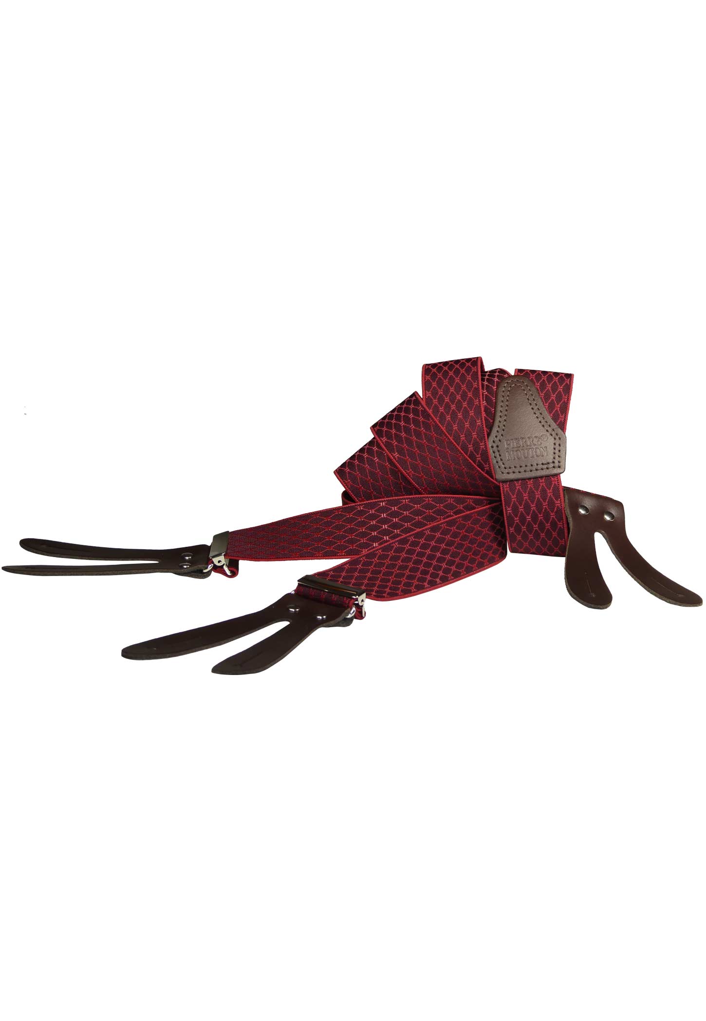 Kwaliteits Bretel Diademe Rood met Leertjes