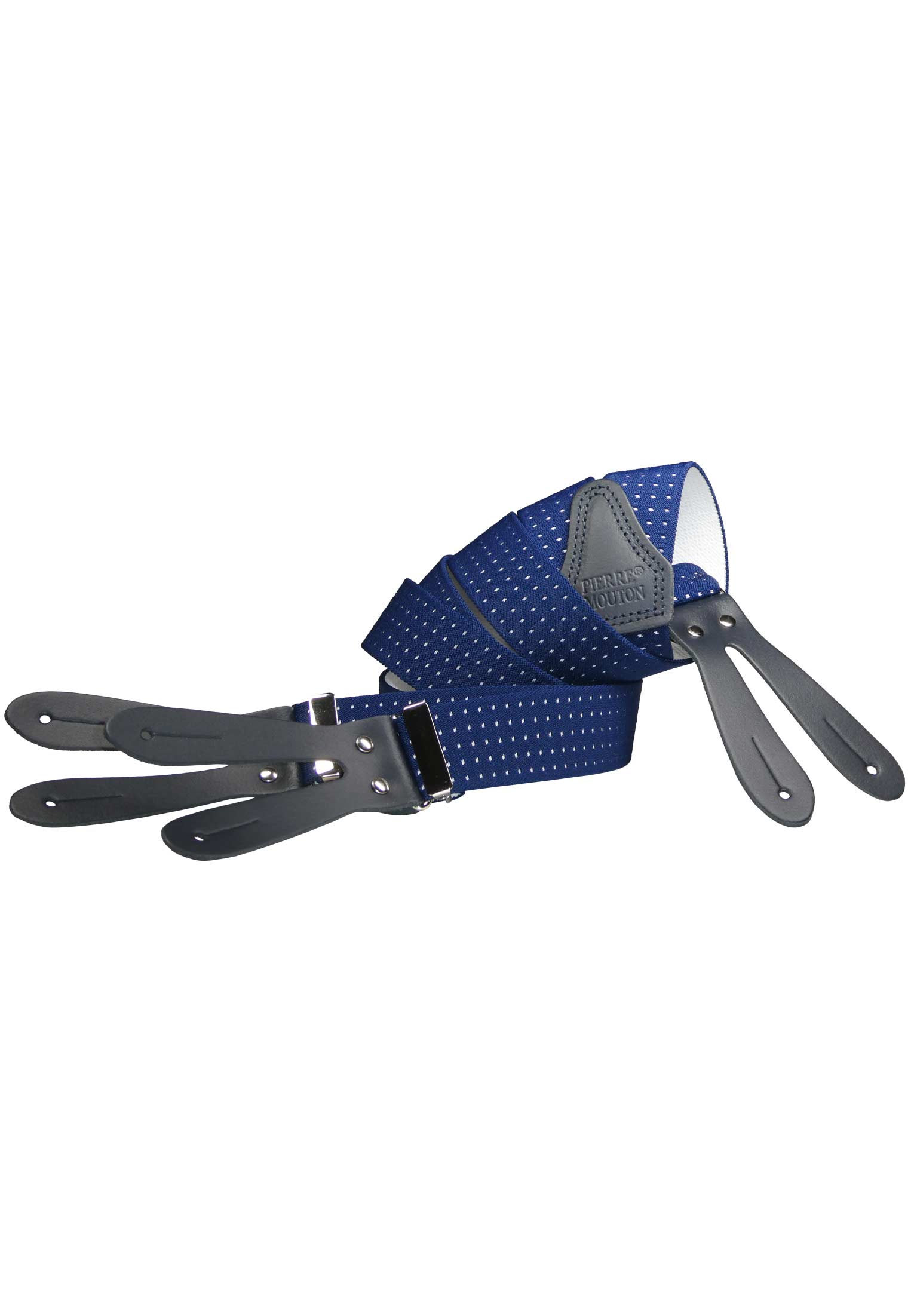 Loire Forte Bretel Blauw met leertjes