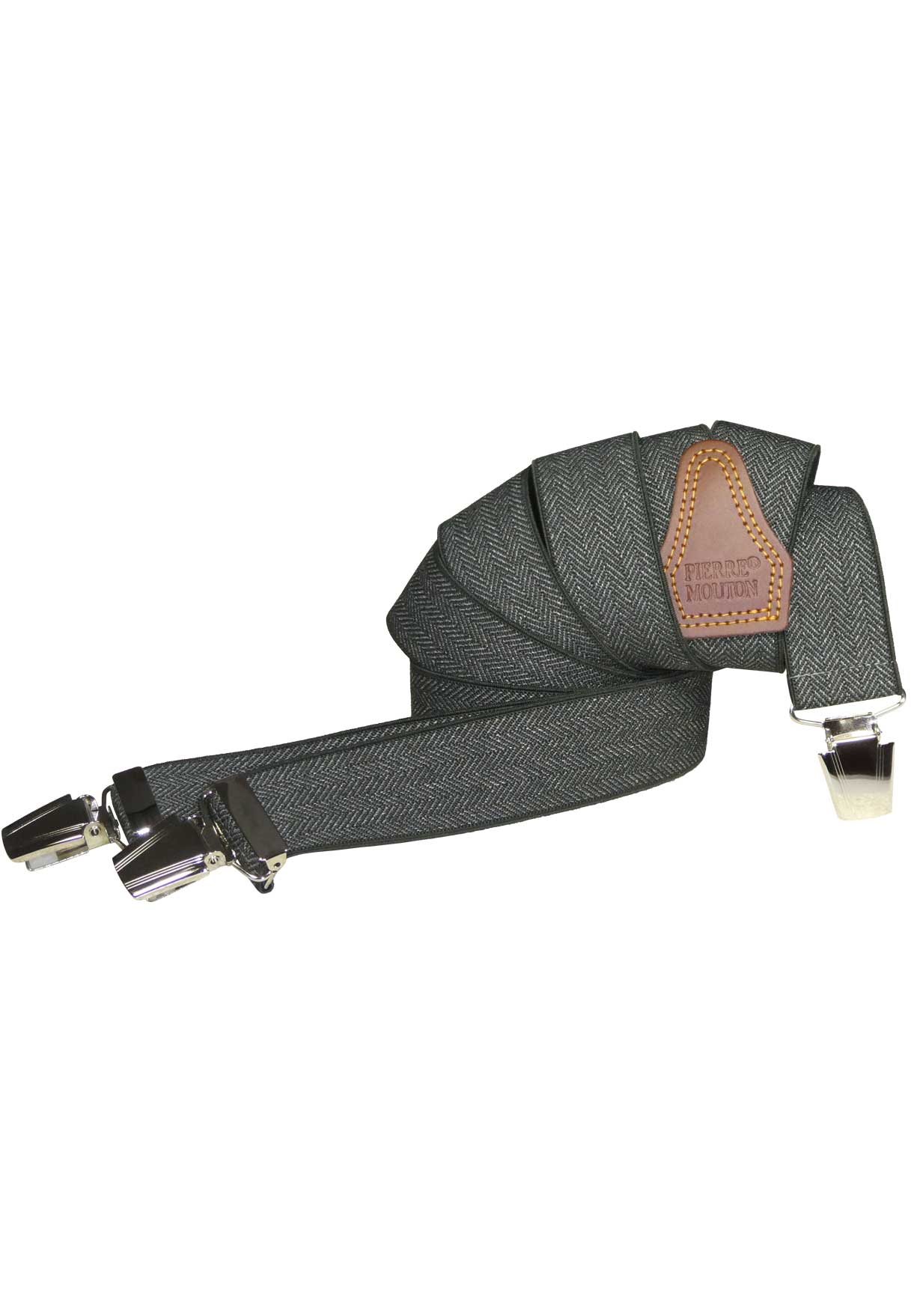Mooie groene Serge bretel van Pierre Mouton