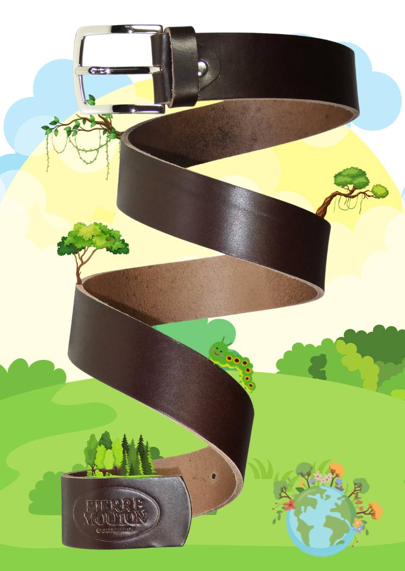 Camrey Natuurleder Riem