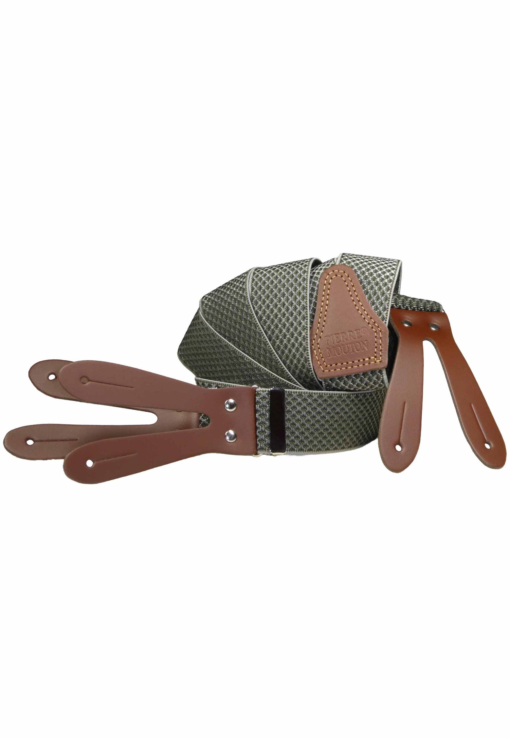 Kwaliteits Bretel van Pierre Mouton Donkergroen Elegance